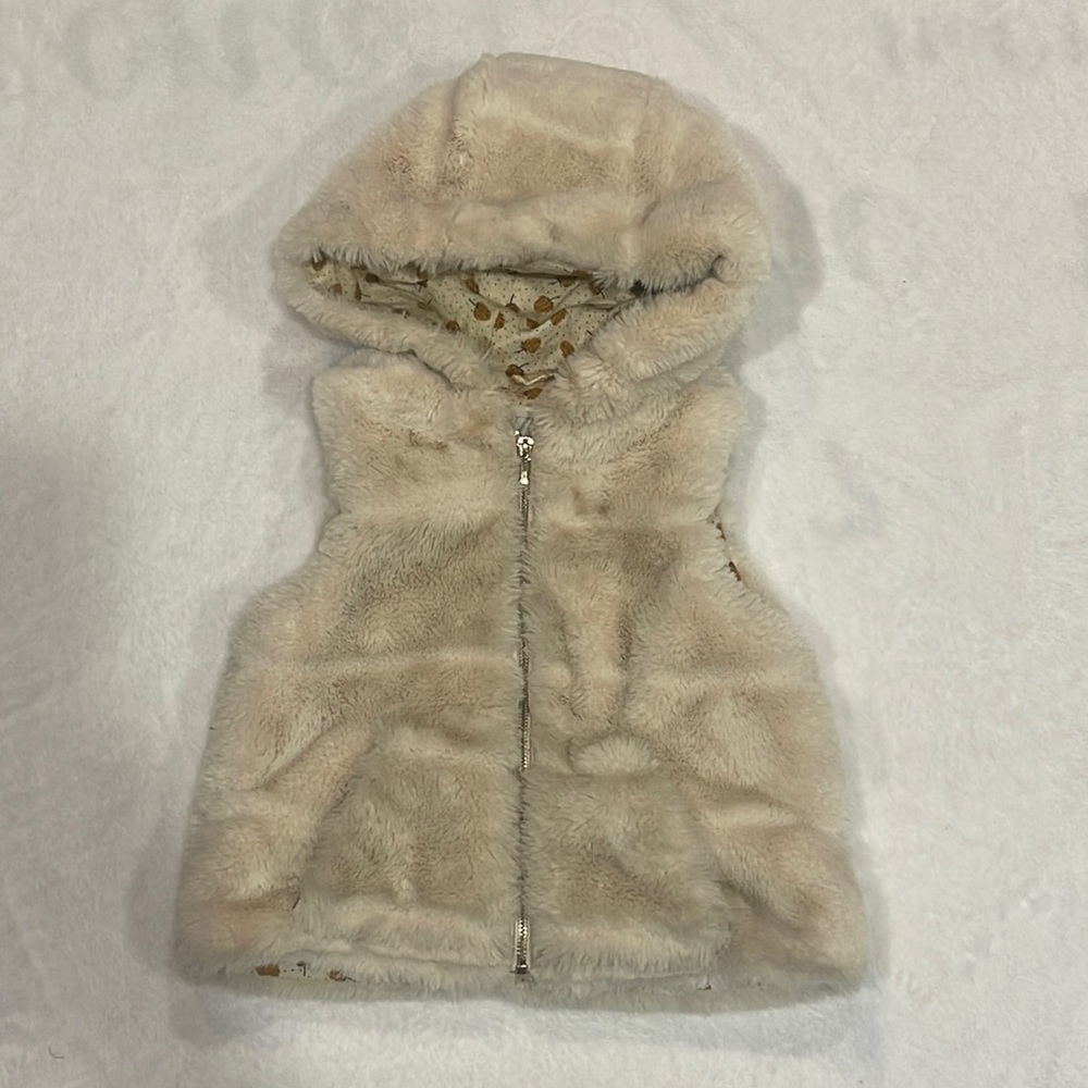 Baby Girl Warm Hooded Vest